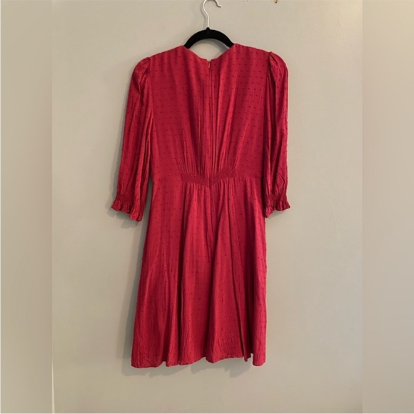 Gal Meets Glam Red MIDI Dress with long Sleeve Good condition - Picture 12 of 15